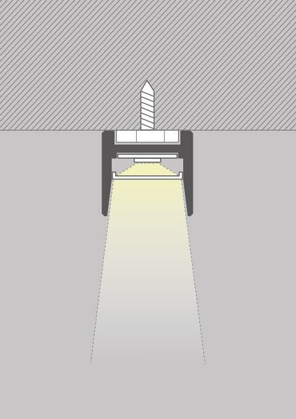 Profile KLUS MICRO-HG silver anodized 2 meters A01419A_2