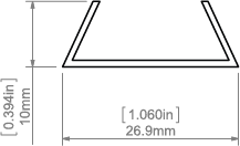 Рассеиватель FOLED молочный, 3 метра (KLUS_B17045S_3)
