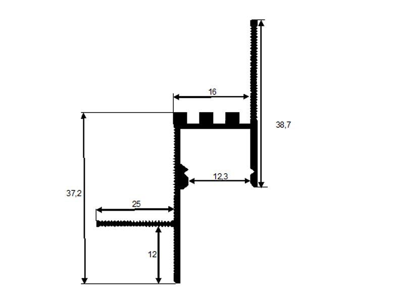 Profile MLG 3 meters LPT16