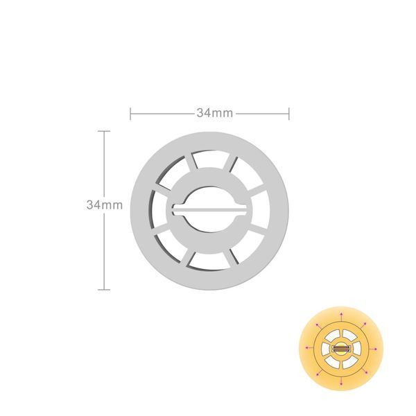 Профиль PROLUM Силиконовый Круглый D34 SERIES "PRO"