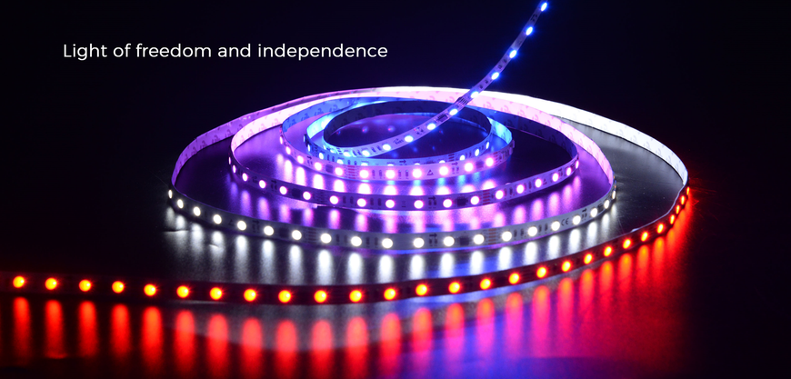 LED strip COLORS 60-5050-12V-IP20 9.3W SMART RGBX 5m (DS560RGB-12V-10mm)