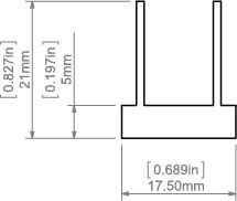 Diffuser KLUS HR-LINE-2 1 m 17151_1