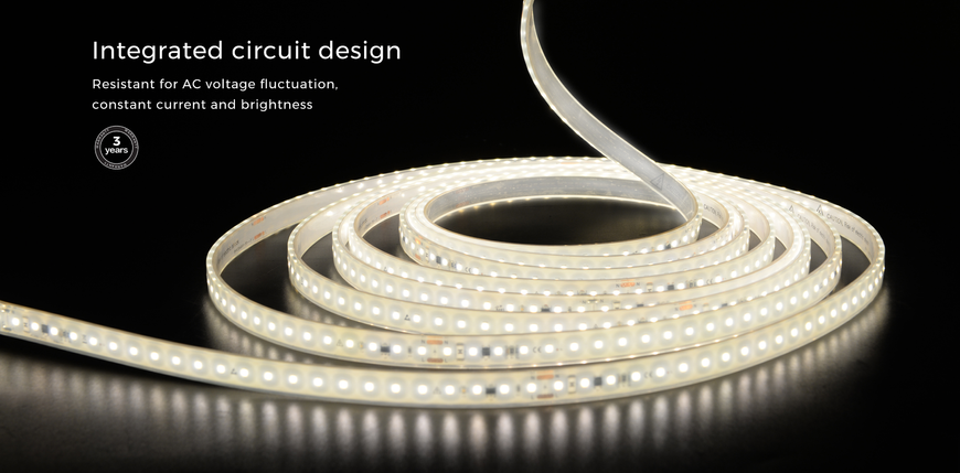 LED strip COLORS 52-2835-230V-IP65 6W 530Lm 4000K 50m (H852-230V-12mm-NW)