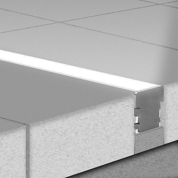 LED-профіль KLUS підлоговий HR-LINE, 1 метр A03579