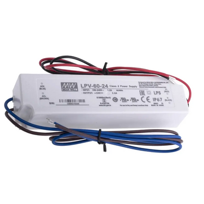 Блок живлення Mean Well 60W DC24V IP67 (LPV-60-24)