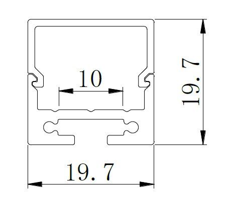 LED-профіль підвісний, 2.5 метра (LS1911K)