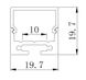 LED-профиль подвесной, 2.5 метра (LS1911K)