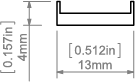 Рассеиватель HS молочный, 1 метр B17208F