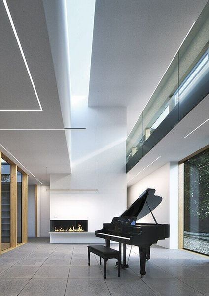 LED-профиль KLUS TEKNIK-ZM черный, 1 метр
