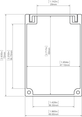 Profile KLUS BOX black painted 2 m 00640BK_2
