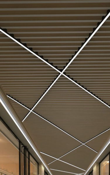 LED-profile MLG suspended LP30301F with diffuser, 2 meters