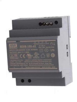 Блок живлення Mean Well на DIN-рейку 100.8W DC48V (HDR-100-48N)